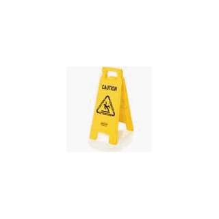 Rubbermaid® 6112 77 Floor Safety Sign with Caution Wet Floor 
