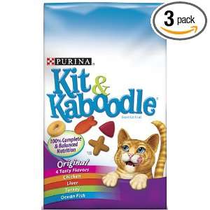 Kit N Kaboodle Cat Food, 3.5 Pound (Pack of 3)  Grocery 