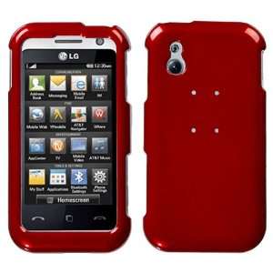  LG GT950 (Arena), Solid Red Phone Protector Cover 