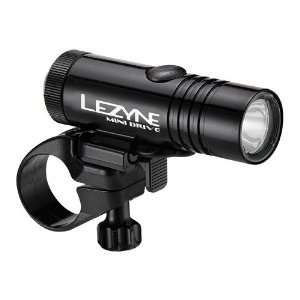  Lezyne Mini Drive LED Headlight   Black/Hi Gloss: Sports 