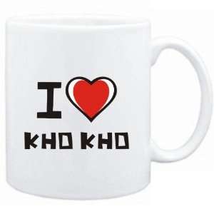  Mug White I love Kho Kho  Sports