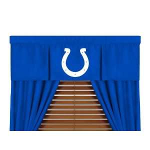  NFL INDIANAPOLIS COLTS MVP Micro Suede Valance: Home 
