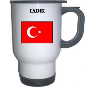  Turkey   LADIK White Stainless Steel Mug Everything 