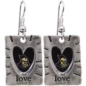    NCAA UCF Knights Team Color Love Earrings: Sports & Outdoors