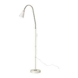  Ikea Kvart Floor/Reading Lamp, White 