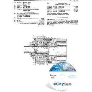 NEW Patent CD for MULTIPLE BEARING RECIRCULATING LUBRICATION SYSTEM