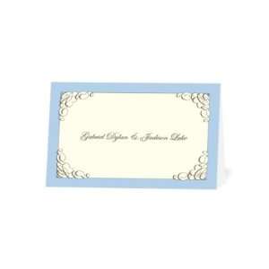  Thank You Cards   Swirly Bliss Light Blue By Hello Little 