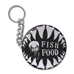  Creative Clam Osama Bin Laden Dead Fish Food 2.25 Inch Key 