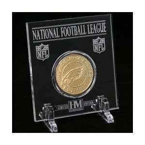  Philadelphia Eagles 24kt Gold Game Coin