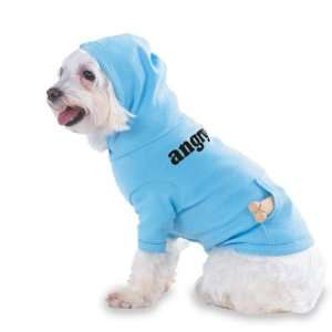  angry Hooded (Hoody) T Shirt with pocket for your Dog or 
