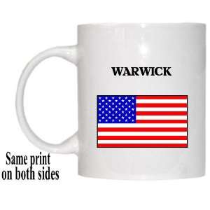  US Flag   Warwick, Rhode Island (RI) Mug 