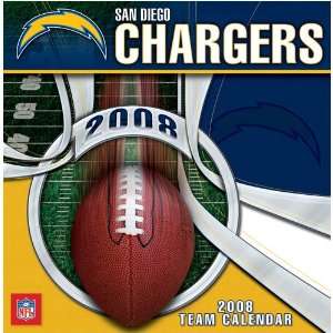  SAN DIEGO CHARGERS 2008 NFL Daily Desk 5 x 5 BOX 