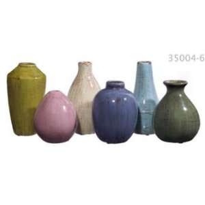   Tuscan Style Vases In Varying Shapes And Colors