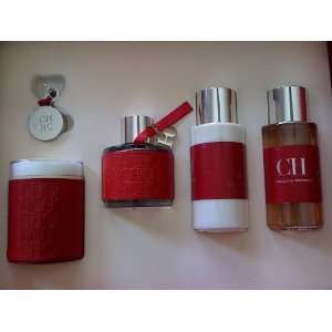 Ch Carolina Herrera Gift Set for Women 5 Pcs Includes 3.4 Oz EDT Spray 