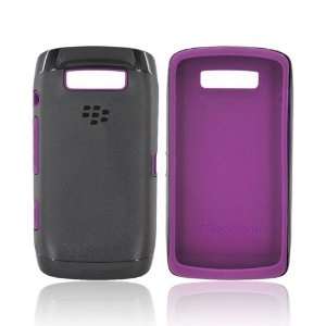  BlackBerry Torch 9850/9860 Premium Skin Case   Black/Royal 
