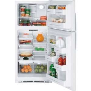  GE GTH18KBXWW 17.9 cu. ft. Top Freezer Refrigerator with 