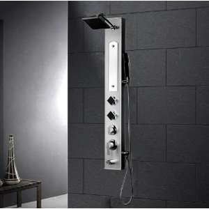 Ariel AED 9072 Stainless Steel Shower Panel with Rain Shower Head 