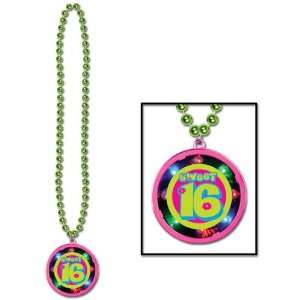  Beads w/Sweet 16 Tunnel Light Medallion Case Pack 48 
