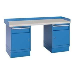   Drawer W/Shelf Cabinets, Plastic Laminate Top   Blue: Home Improvement