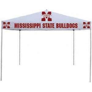   State Bulldogs White Tailgate Tent Canopy
