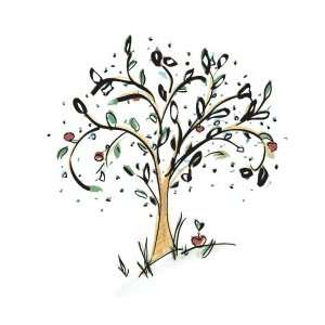  Apple Tree Wood Mounted Rubber Stamp