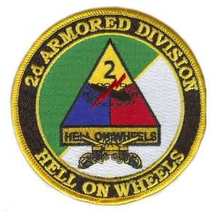  2nd Armored Division with Crossed Sabres Patch Everything 