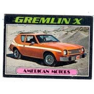  AMC Gremlin X 1976 Topps Autos of 1977 card #5 Sports 