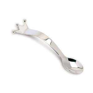   Majestic Curve Heavy Sterling Silver Baby Feeding Spoon Baby