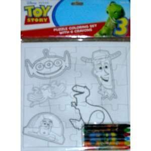  Disney Toy Story Puzzle Coloring Set Toys & Games