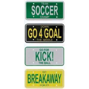  License Plates Soccer Arts, Crafts & Sewing