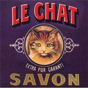  Le Chat Savon, Tabby Cat Note Card, 6x6: Home & Kitchen