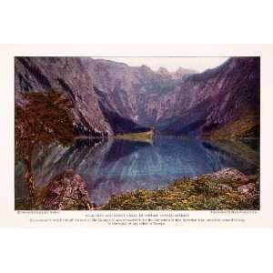   Avalanche Landscape Geology   Original Color Print