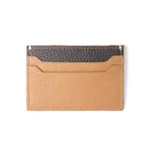  Verona credit card case, Tan/Brown Leather: Everything 