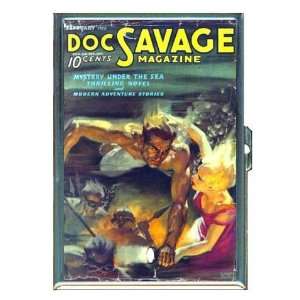 Doc Savage 1936 Pulp Under Sea ID Holder, Cigarette Case or Wallet 