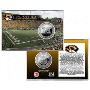  University Of Missouri Faurot Stadium Silver Coin Card 