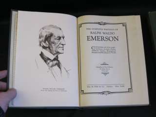   Emerson   THE COMPLETE WRITINGS   2 Vols 1929 Wm. H. Wise  