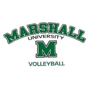  Marshall Thundering Herd Decal Volleyball Sports 