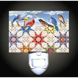  Bird Quilt Decorative Night Light