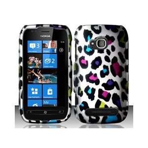  Nokia Lumia 710 (T Mobile) Colorful Leopard Design Hard 
