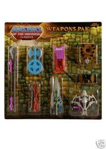 MASTERS OF THE UNIVERSE ULTIMATE BATTLE GROUND WEAPONS  