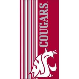  Washington State Cougars All American College Beach Towel   College 