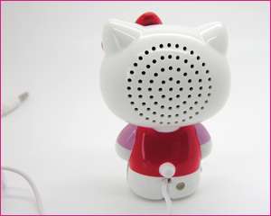 Hello Kitty figure Speaker single cute pink with USB cable 3.5mm jack 