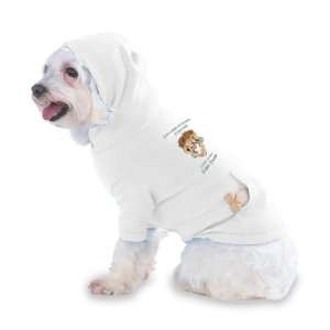   Daddy Hooded (Hoody) T Shirt with pocket for your Dog or Cat XS White