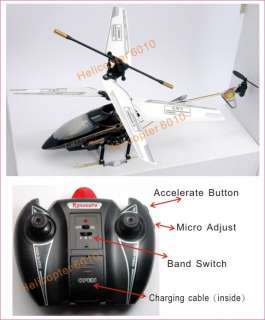 6010 Black Control 3CH RC HELICOPTER GYRO Mini Toy USB  