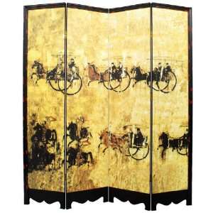  6 ft. Tall Horse & Carriage Room Divider
