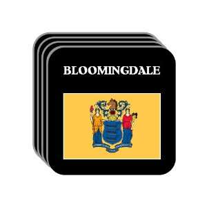 US State Flag   BLOOMINGDALE, New Jersey (NJ) Set of 4 Mini Mousepad 