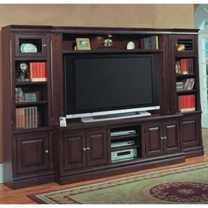   STE 815 WS Sterling 65 TV Wall Unit w/ Integrated iPod Dock   6 Piece
