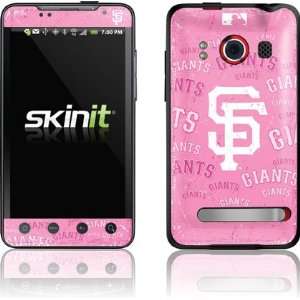  San Francisco Giants   Pink Cap Logo Blast skin for HTC 