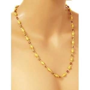 BombayFashions Designer Indian Ethnic 22kt Gold Plated Necklace Rope 