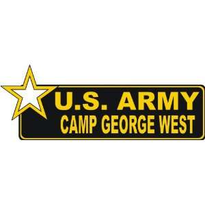  United States Army Camp George West Bumper Sticker Decal 9 